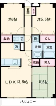 八千代TYプラザA棟の間取り画像