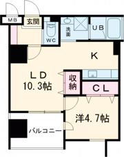 La Chic Ceriseの間取り画像