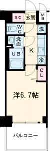 プレサンス ハーバーランド アンド・シーの間取り画像