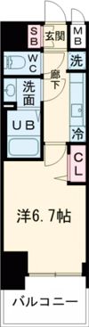 プレサンス ハーバーランド アンド・シーの間取り画像