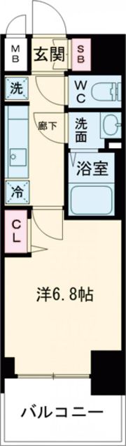 プレサンス ハーバーランド アンド・シーの間取り画像