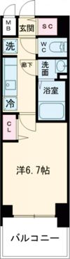 プレサンス ハーバーランド アンド・シーの間取り画像