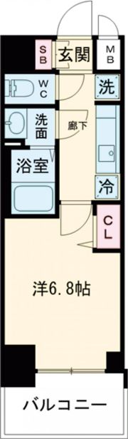 プレサンス ハーバーランド アンド・シーの間取り画像