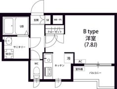リブリ・ヴィラクリヤマⅡの間取り画像