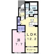 ハピネスハイムの間取り画像