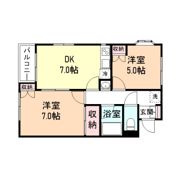 ソレイユ能町南の間取り画像