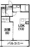 エクセルシアの間取り画像