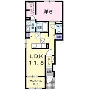 アドヴァン Aの間取り画像