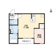 プランドール平安通の間取り画像