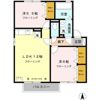 セジュール岳南 Bの間取り画像