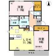 ラ・フィーネ東田 A棟の間取り画像