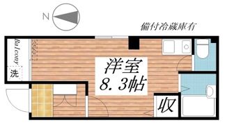 コーポWINGの間取り画像