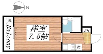 オーティハイツ黒田の間取り画像