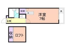 シティパル秋月の間取り画像