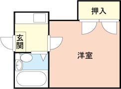 レオパレス西浜第2の間取り画像