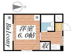 納定シルク館の間取り画像