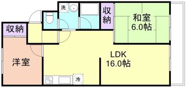 畑野マンションの間取り画像