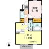 セジュール 桜つつみⅡの間取り画像