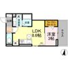 ベンティ 明治の間取り画像