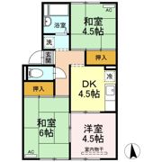 朝日コーポ A棟の間取り画像