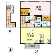 ベルポスト松縄Ⅰの間取り画像