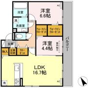 ティエード九大病院前の間取り画像