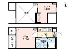 ヴィルシーナの間取り画像