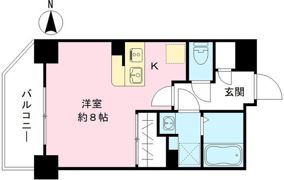 THE GARNET SUITE RESIDENCE西七条の間取り画像