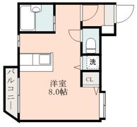 サンパティーク下荒田の間取り画像