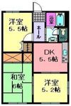 ビューティーライフ由宇崎の間取り画像