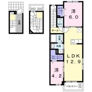 グレイストワ ウエストの間取り画像