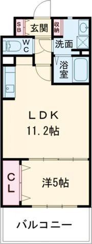 サンソレイユ新大宮の間取り画像