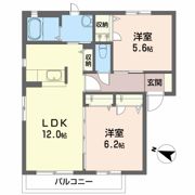 コンフォート A棟の間取り画像