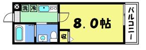 フラッティ壬生の間取り画像