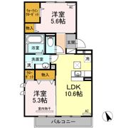 アプリコットの間取り画像