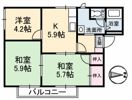 フレグランス浦手山の間取り画像