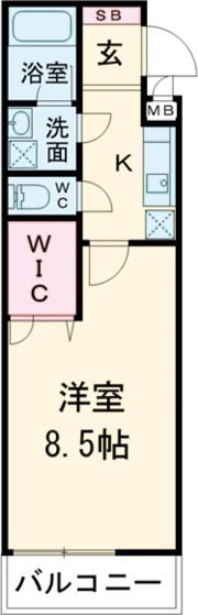 フジパレスシュリットの間取り画像