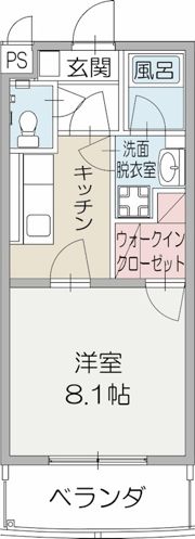 ヒルズタカオカの間取り画像