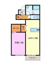 グランティアラCの間取り画像
