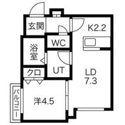 Asso Lusso ASABU(アッソルッソ麻生)の間取り画像