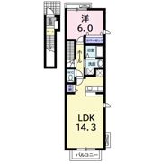 エスカレントⅢの間取り画像