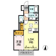 アオーラ泉 Bの間取り画像