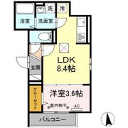 D-room小倉の間取り画像