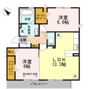 向日葵の間取り画像