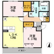 サザンクロス Aの間取り画像
