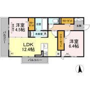 D-room花見が丘の間取り画像