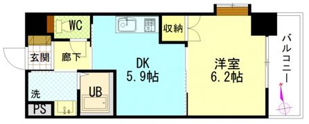 グローリの間取り画像