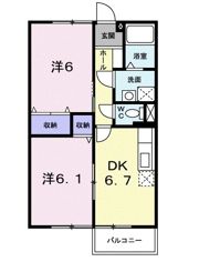 スカイハイツ川井の間取り画像