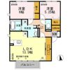 ガーデンAyashi Bの間取り画像