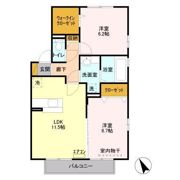 ヴェルデ コリーナ 参番館の間取り画像